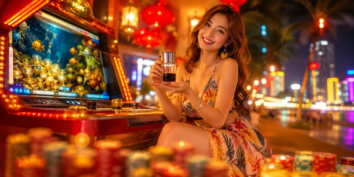 Minh họa người dùng Nha Trang đọc mô tả các danh mục casino trực tuyến