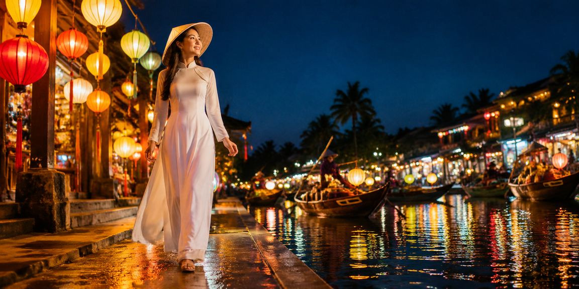 Khung cảnh Nha Trang với nón lá gợi ý trải nghiệm hỗ trợ giải trí trực tuyến